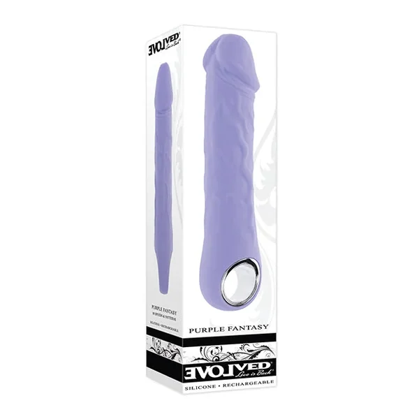 Evolved Purple Fantasy Realistic Vibrator – Purple