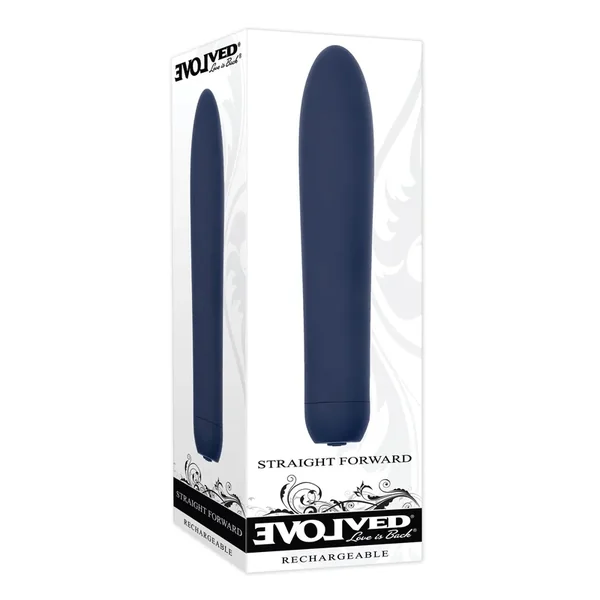 Evolved Straight Forward Vibrator – Blue