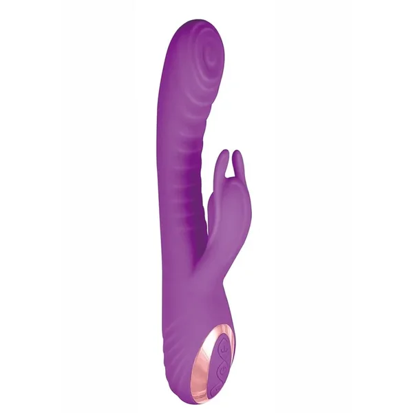 Exciter Thumping G-Spot Vibe Rechargeable Rabbit – Purple