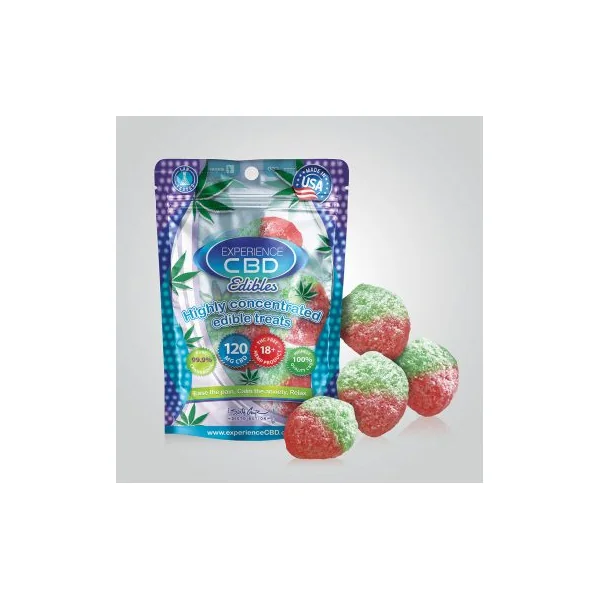 EXPERIENCE CBD 120MG STRAWBERRY GUMMIES4PC (NET)