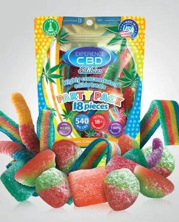 EXPERIENCE CBD 540MG ASSORTED GUMMIES 18PC (NET)