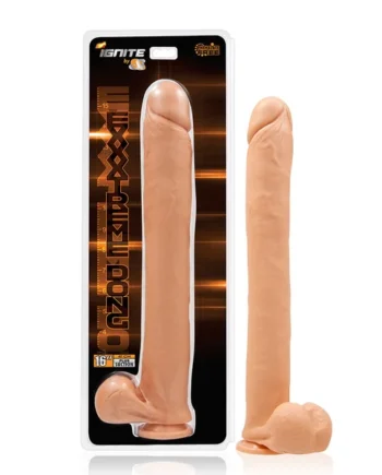 EXXXTREME DONG W/SUCTION 16IN FLESH