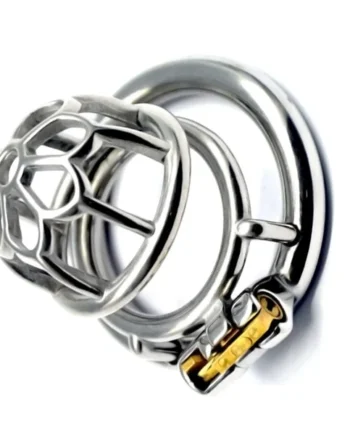 FAAK 304 stainless steel male chastity lock penis chastity cage