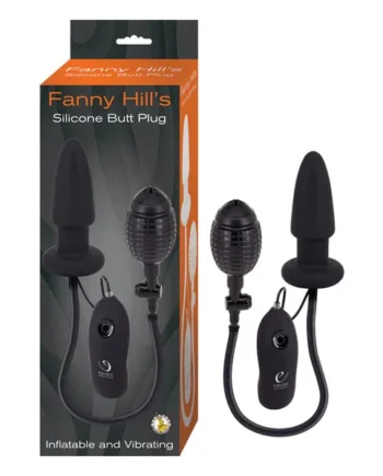 FANNY HILL’S SILICONE BUTT PLUG BLACK
