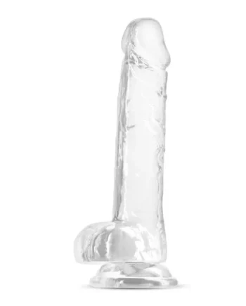 Fantasia Ballsy Dildo 6.5in – Clear