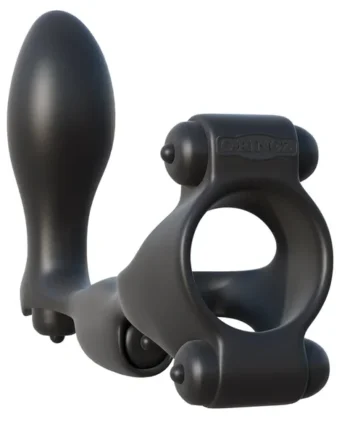 Fantasy C Ringz Ultimate Ass Gasm Vibrating Silicone Penis Ring With Prostate Massager