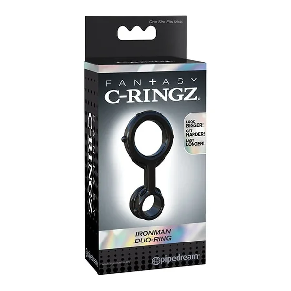 Fantasy C-Ringz Ironman Duo Ring – Black