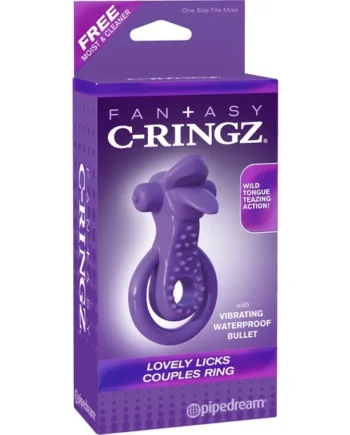 FANTASY C-RINGZ LOVELY LICKS COUPLES RING