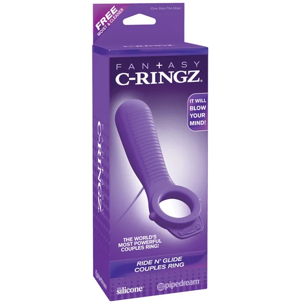 Fantasy C-ringz Ride N' Glide Couples Ring - Purple