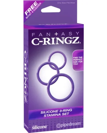 FANTASY C-RINGZ SILICONE STAMINA SET