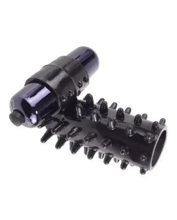 Fantasy C-Ringz Vibrating Super Sleeve Cock Ring Black | Pipedream