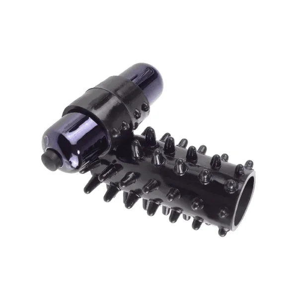 Fantasy C-Ringz Vibrating Super Sleeve Cock Ring Black | Pipedream