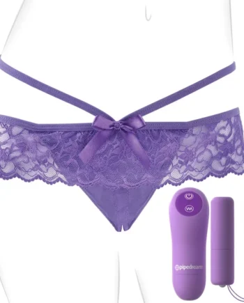 Fantasy For Her Crotchless Panty Thrill-Her - Remote Control Vibrating Panty