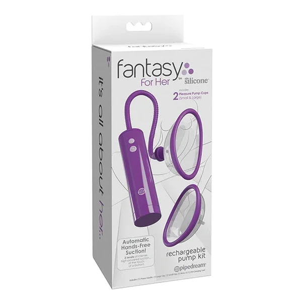 Fantasy For Her Rechargeable Pleasure Pump Kit – Purple