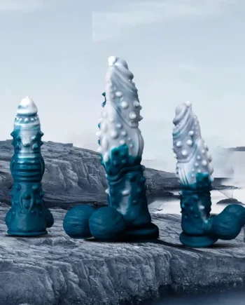 Fantasy Monster Dildo Butt Plug - Exotic Spikes Huge Anal Dildo Silicone Sex Toys