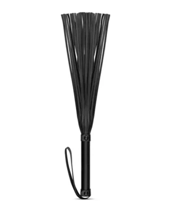 Faux Leather Flogger Black