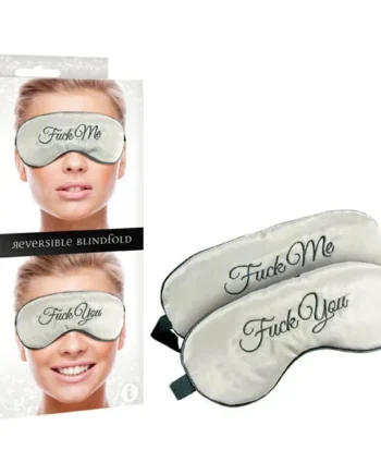 F*ck Me/F*ck You Reversible Blindfold-(ic2334-2)
