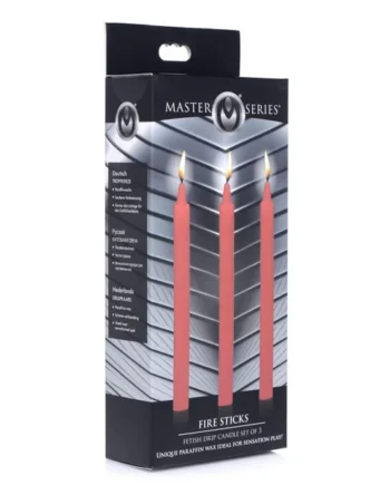 Fetish Drip Candles 3pk - Red