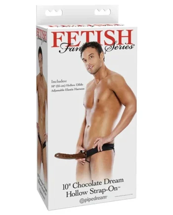 Fetish Fantasy Chocolate Dream Hollow Strap-On 10