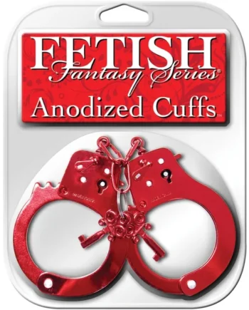 Fetish Fantasy Series Anodized Cuffs – Red