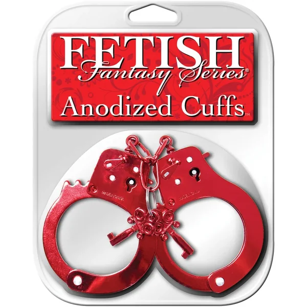 Fetish Fantasy Series Anodized Cuffs – Red