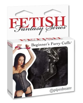 Fetish Fantasy Series Beginner's Furry Cuffs - Black