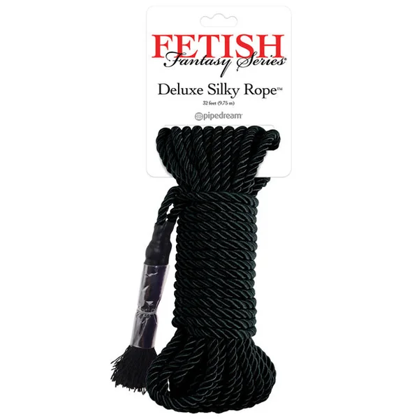 Fetish Fantasy Series Deluxe Silk Rope - Black