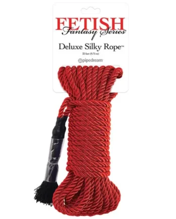 Fetish Fantasy Series Deluxe Silk Rope – Red