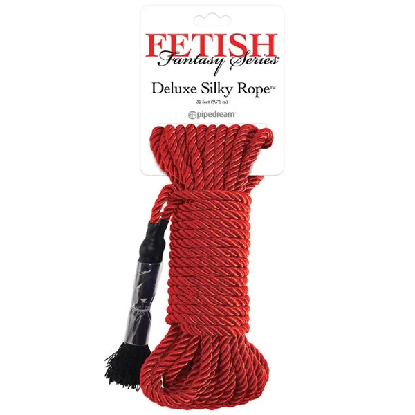 Fetish Fantasy Series Deluxe Silk Rope – Red