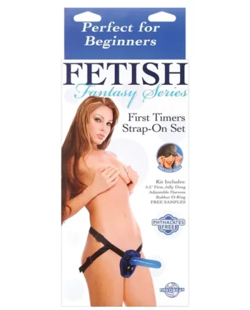 Fetish Fantasy Series First Timers Strap-On Set – Blue