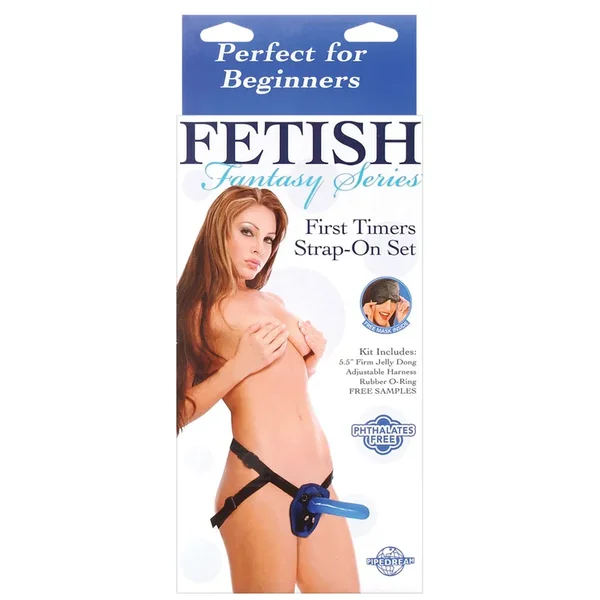 Fetish Fantasy Series First Timers Strap-On Set – Blue