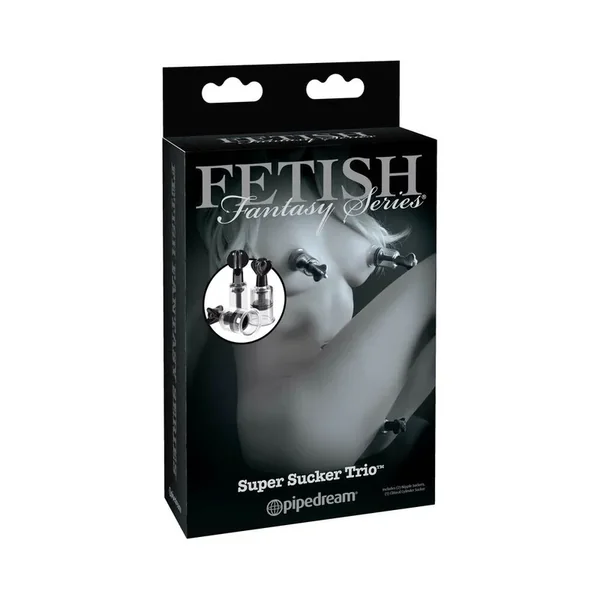Fetish Fantasy Series Limited Edition Super Suckers Trio Clear/Black