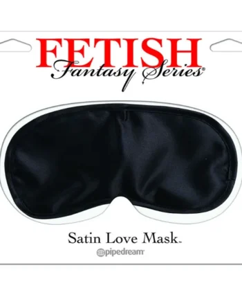 FETISH FANTASY SERIES - SATIN LOVE MASK BLACK