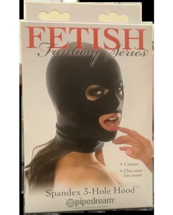 Fetish Fantasy Spandex 3 Hole Hood
