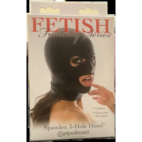 Fetish Fantasy Spandex 3 Hole Hood
