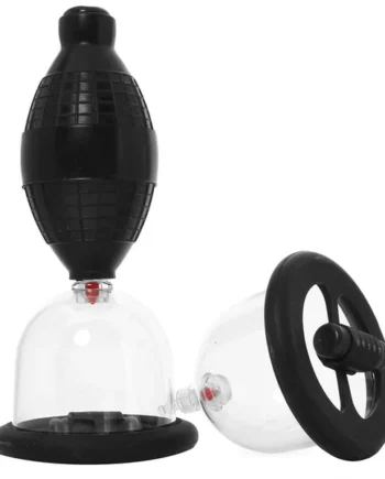 Fetish Fantasy Vibrating Nipple Pleasure Cups in Clear