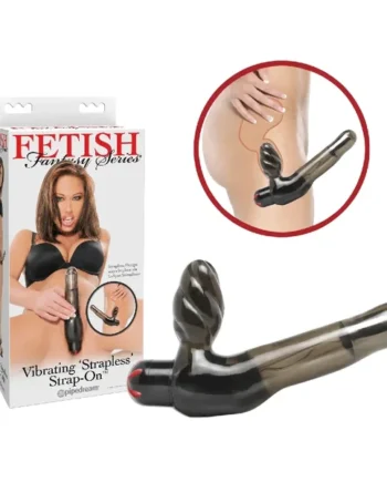 Ff Vibrating Strapless Strap On Hands-Free Stimulation Waterproof Adult Sex Toy