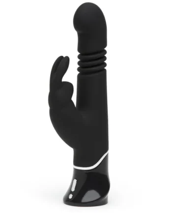 FIFTY SHADES OF GREY GREEDY GIRL RECHARGEABLE THRUSTING G-SPOT RABBIT VIBRATOR