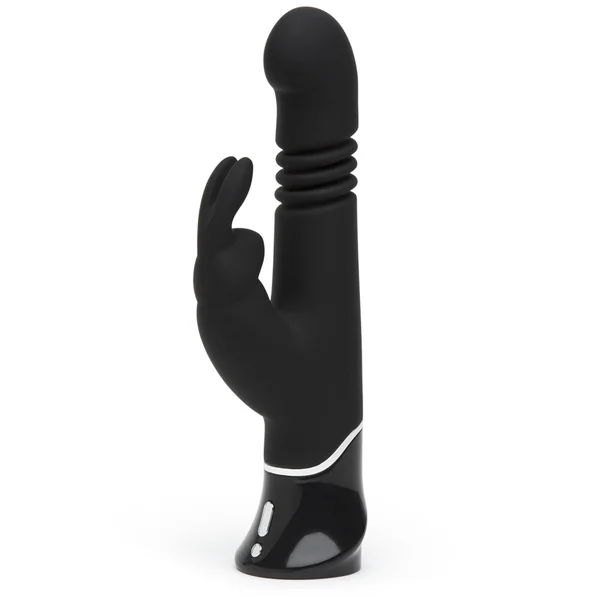 FIFTY SHADES OF GREY GREEDY GIRL RECHARGEABLE THRUSTING G-SPOT RABBIT VIBRATOR