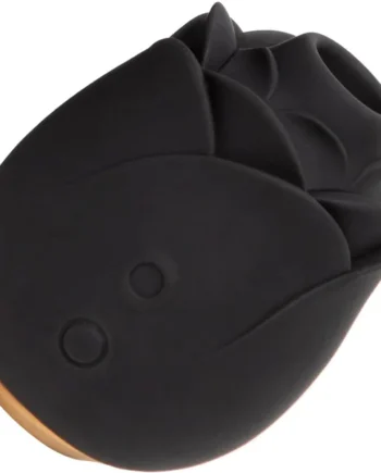 Fifty Shades Of Grey The Rose Silicone Rechargeable Clitoral Pressure Wave Stimulator - Black