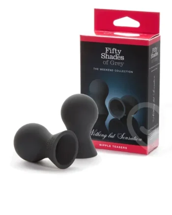 Fifty Shades of Grey Weekend Collection Nothing But Sensation Silicone Nipple Teasers Black
