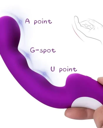 Finger Vibrator Prostate Massager - 30 Intense G Spot Stimulator Vibrating Butt Plug