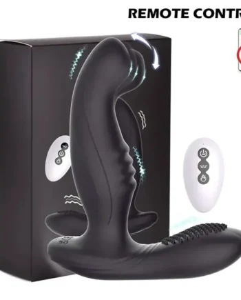 Finger-like Wiggle Prostate Massager Dual Vibrating Anal Vibrator