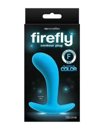 Firefly Contour Anal Plug Medium Glows In The Dark by NS Novelties