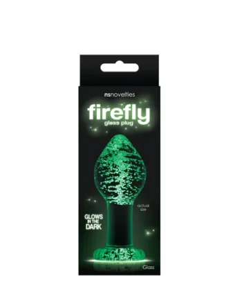 FIREFLY GLASS PLUG LARGE CLEAR