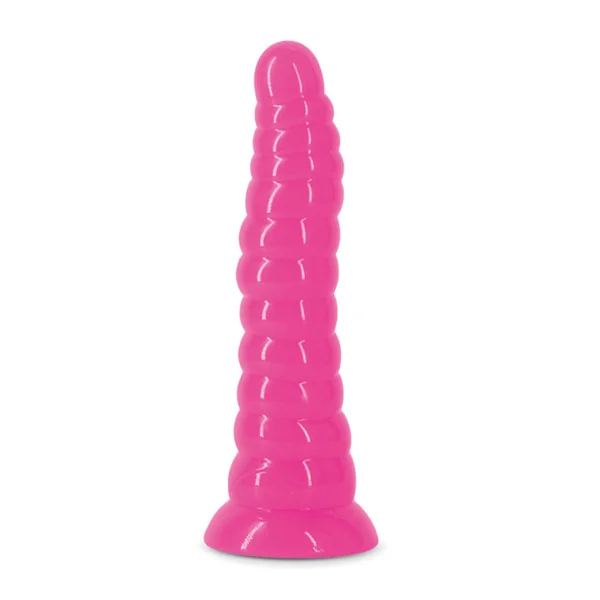 Firefly Nymph Glow In The Dark Ribbed Dildo