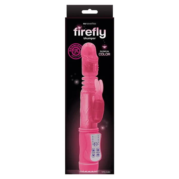 Firefly Thumper Rabbit - Glow-In-The-Dark Pink