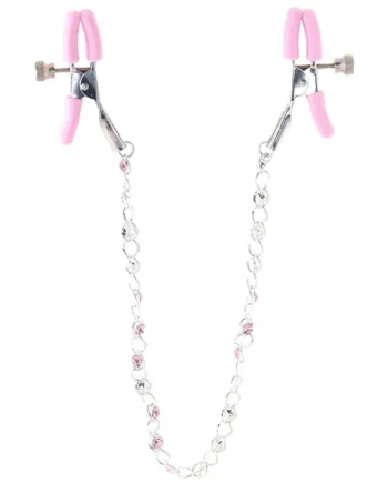 First Time Crystal Nipple Teaser Clamps