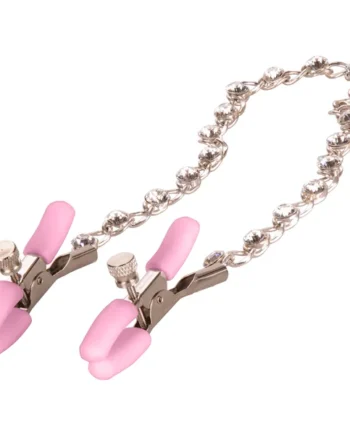 First Time Crystal Nipple Teasers - Pink