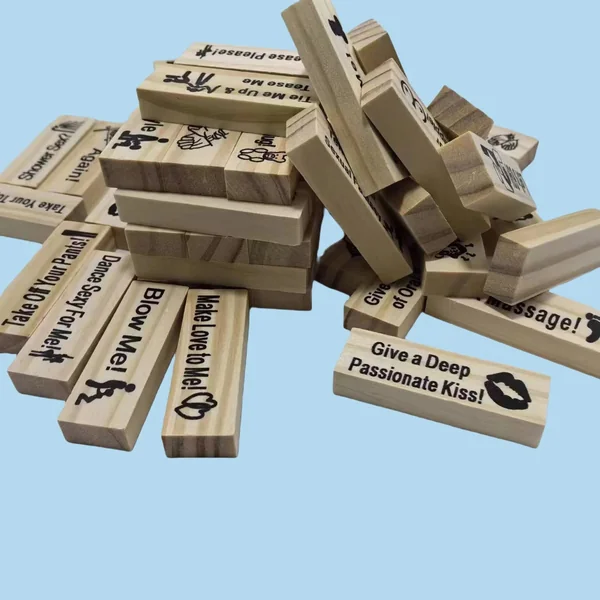 Five Versions To Choose From 48pcs Couple Flirting Block Game Fun Dating Night Games Adult Party Entertainment SM Product with